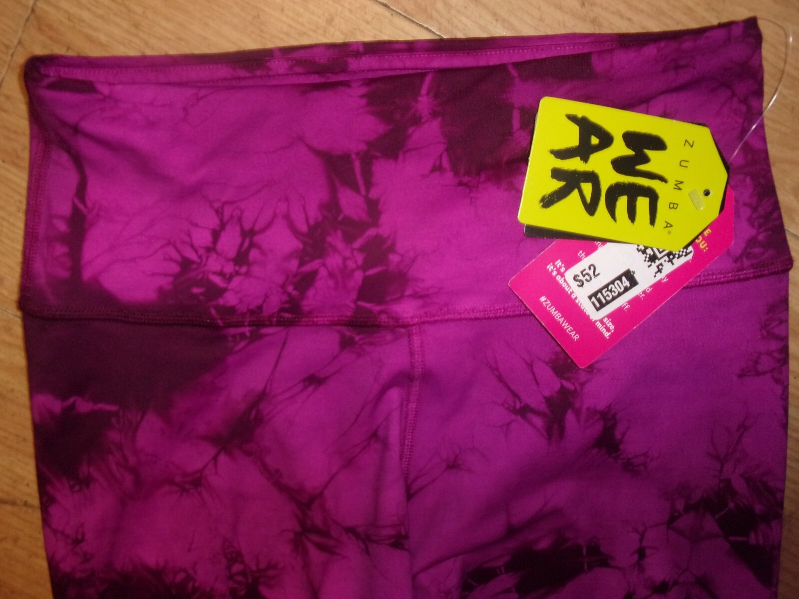 Zumba Tie Dye For Zumba Ombre Leggings Perfect in Purple size S or XS C42 eBay