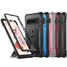 For Google Pixel 6 Pro Case Kickstand Screen Protector Cover Shockproof Stand