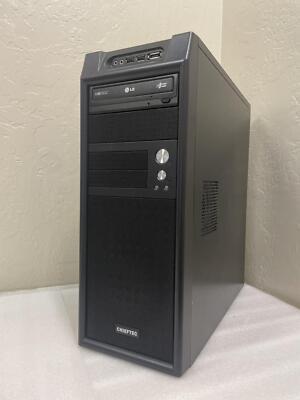 CHIEFTEC DESKTOP DZ77BH-55K WITH i5-3450 CPU, 8GB DDR3, 2X 500GB HDD