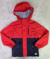 Oshkosh Bgosh Zip Up jacket With Hoodie Size 7 L Kids Red Black