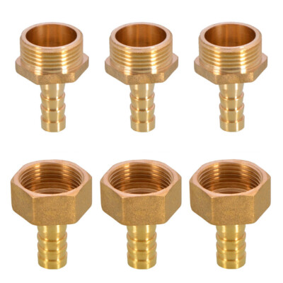 Schlauchtülle BSP 1/2'' 3/4'' Innen /Außen Schlauchstutzen Messing Schlauchnippel