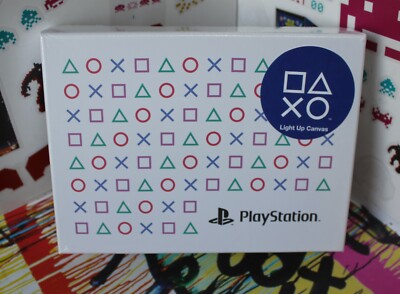 Sony Playstation Symbole - Canvas Leuchtbox Light Up  20 x 15 cm NEU und OVP!