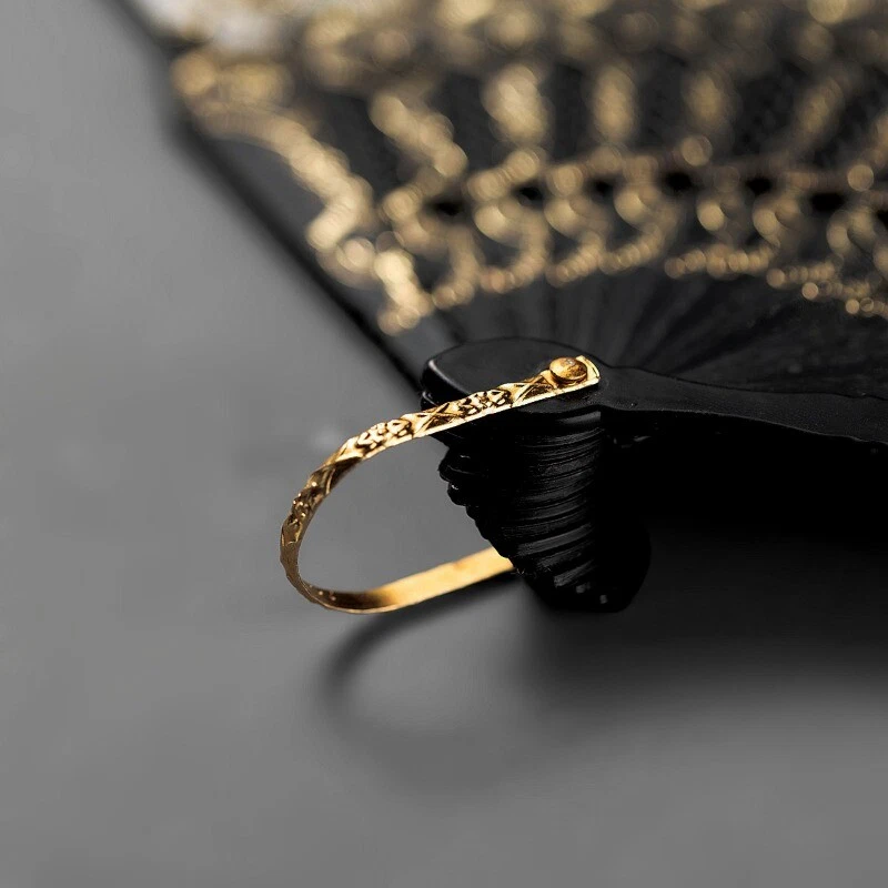 1 PIEZA Abanico de Mano de Encaje Patrón Floral Plegable Punk Gótico Accesorios Decoración Bar Foto 3 de 4