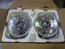 Gearhead 7 Oem Projector Glass Headlights With Turn Signal Gh7403b-1 Nos