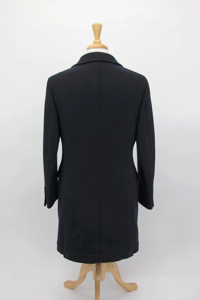 NWT$5295 Brunello Cucinelli Men 100% Virgin Wool Logo Overcoat Size46/ 36US A252 - Image 4 of 4