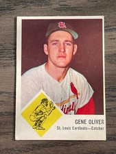 1963 Fleer Gene Oliver #62 St. Louis Cardinals Set Break