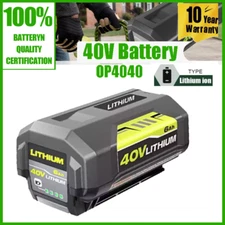 Replacement For Ryobi 40 Volt Lithium OP4050 OP4040 OP40602 6000MAh 40V New