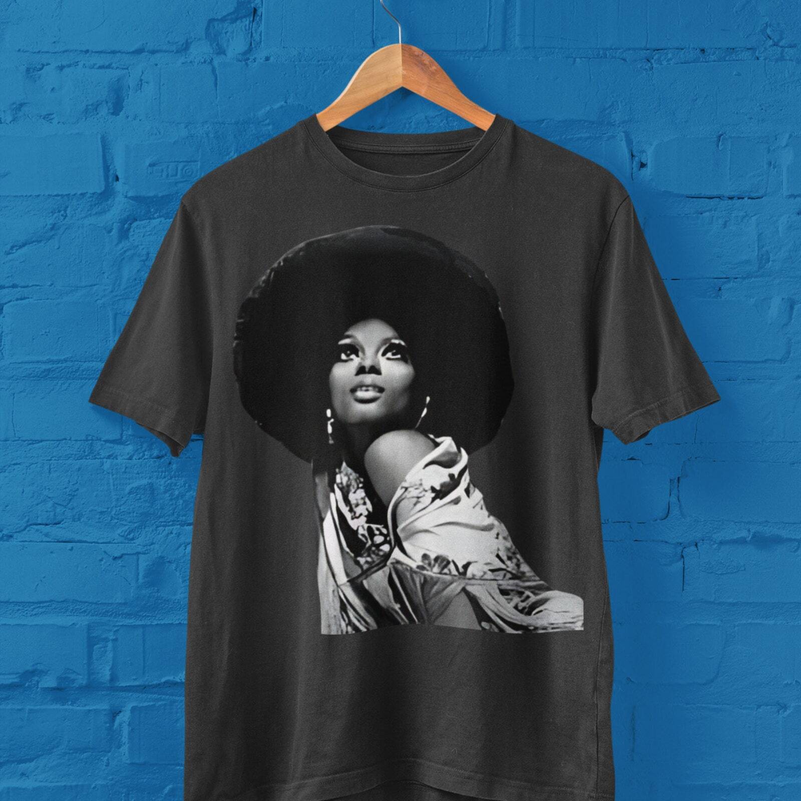 Diana Ross Tee Shirt, Afro Beauty, Vintage Diana Photo, Diana Ross Graphic Tee,