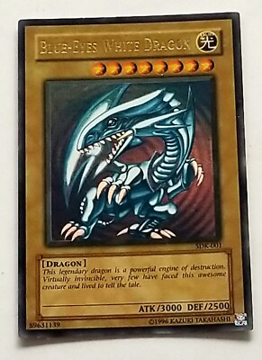 YuGiOh Blue-Eyes White Dragon SDK-001 NM | eBay