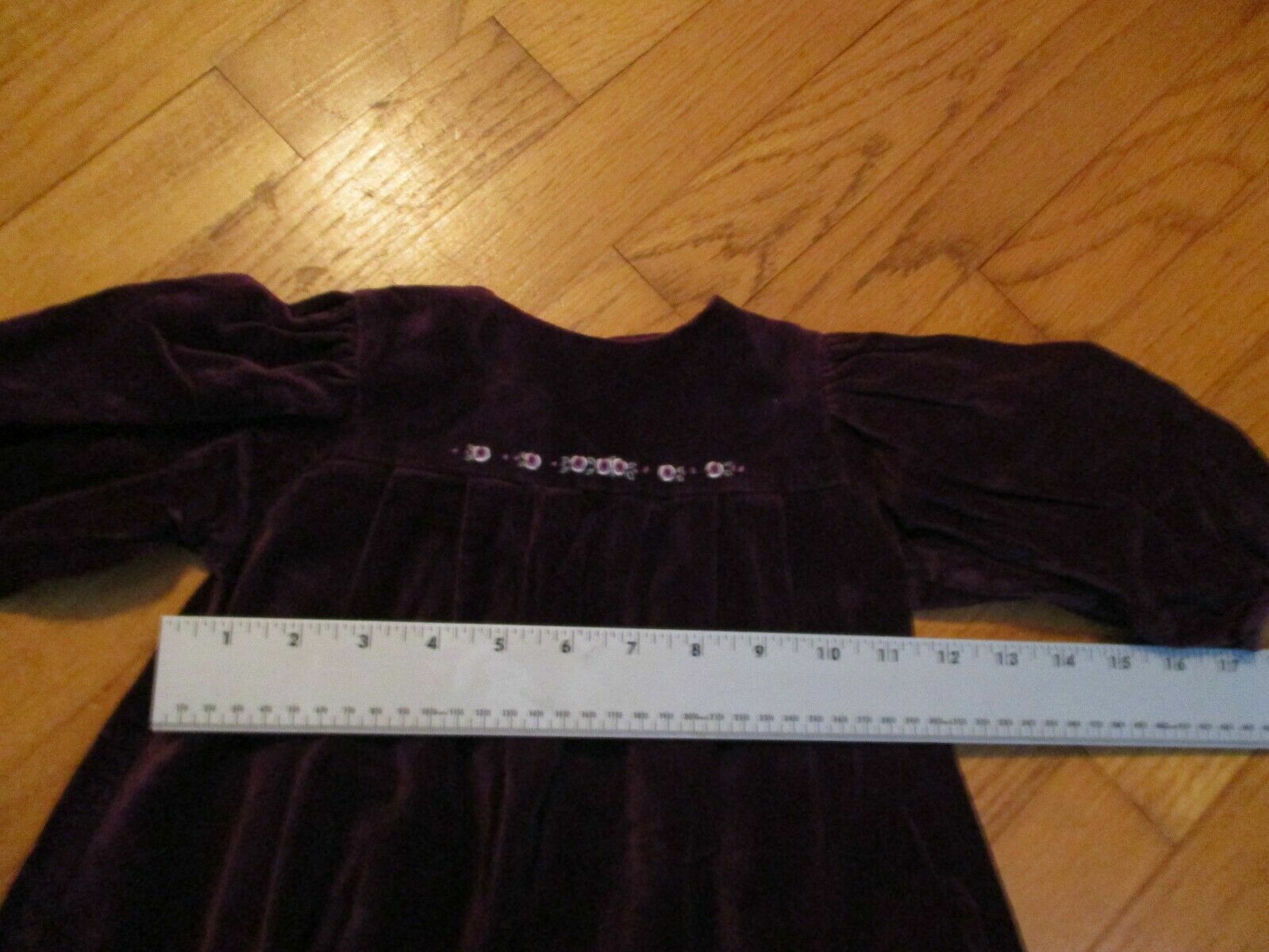 Petit Ami Embroidered Winter Dress size 6 Months