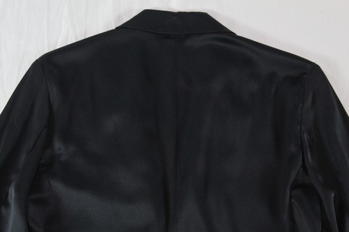 NILI LOTAN - $945 BLACK SILK CHARMEUSE "SOPHIA" BLAZER/JACKET (SEXY AF!!!) 4 - Picture 15 of 18