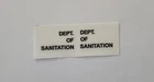 Hot Wheels Waste Wagon Dept Of Sanitation Redline DIE CUT Reproduction Stickers