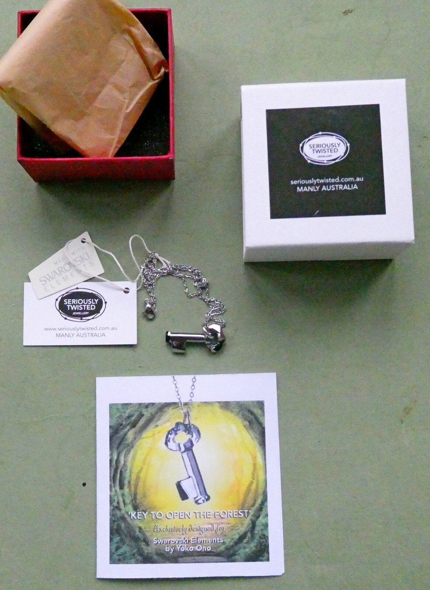 Yoko ONO, 2012: ' Key to Open the Forest '; artist's multiple