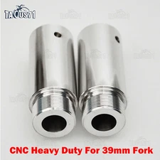 39mm Fork Tube 3" Extensions For Harley Dyna Glide Sportster XL 883 1200 88-up