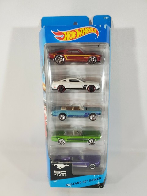 Hot Wheels 50 Years Mustang 50th 5-Pack BFB29 City Series ...