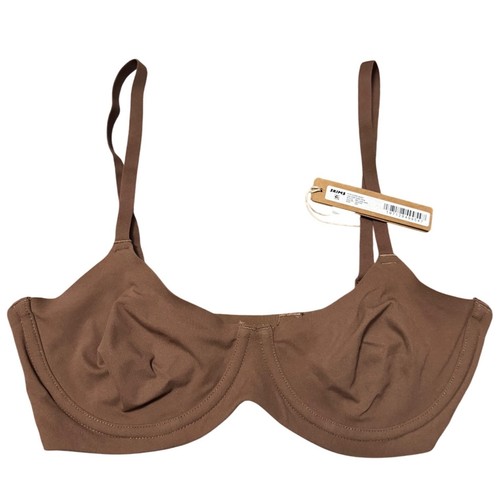 SKIMS Fits Everybody Unlined Underwire Bra/ 32C / Color Jasper - Picture 2 of 7