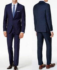 NWT HUGO Hugo Boss Red Label By Hugo Boss Tic Pattern Extra Slim Fit Suit