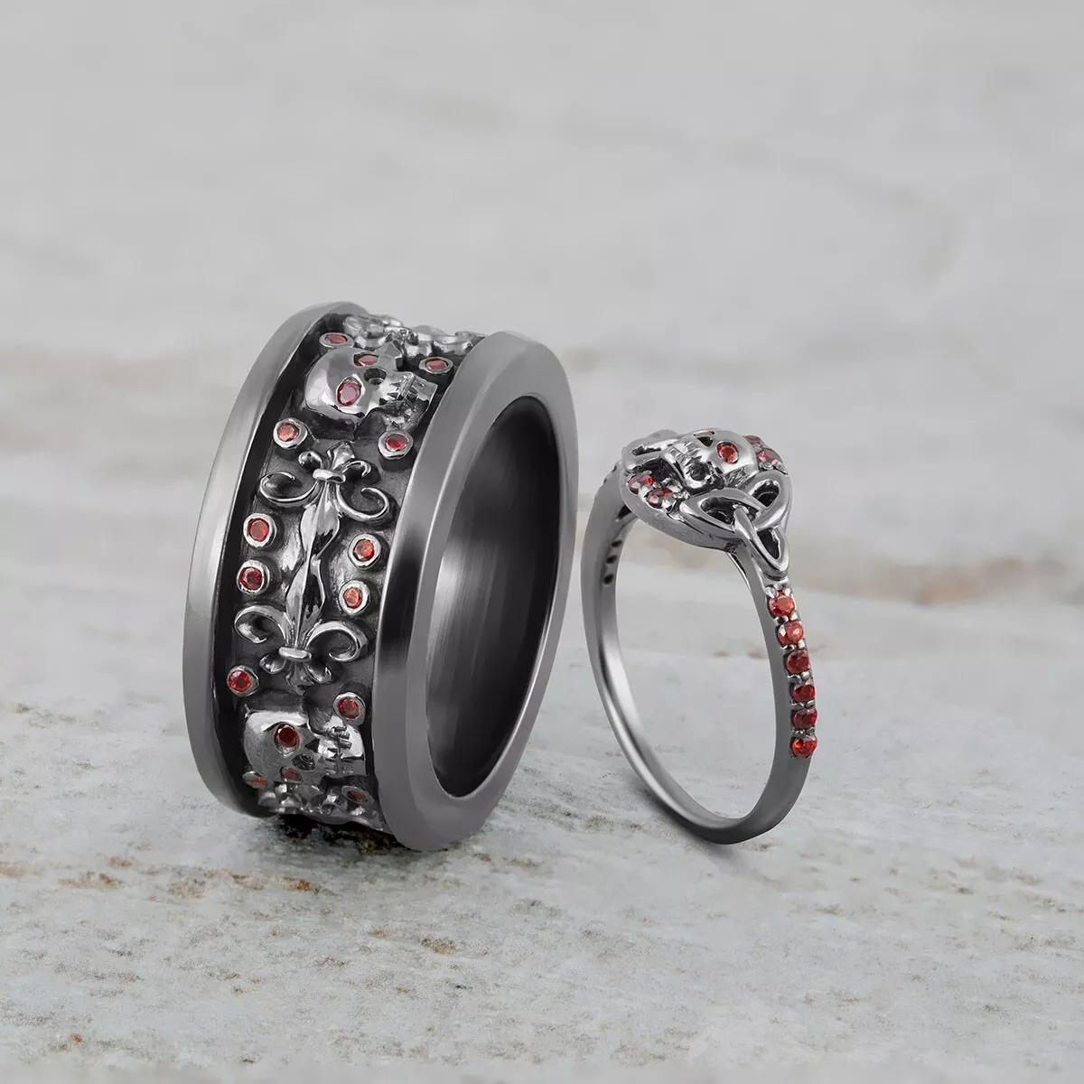 Fleur de lis engagement ring setting sale
