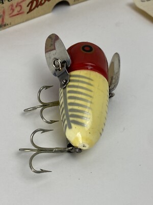 ルアー・フライ HEDDON CRAZY CRAWLER #2120 XRW Heddon Dowagiac Crazy Crawler Lure w Box 2120 XRW Vintage