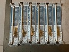 Lot 6 Kirsch sash rods_white w/gold _#511-25_11-19"_diameter  5/16" Factory seal