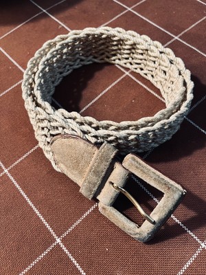 Club Monaco Belt Sz M Club Monaco Brown Leather Belt Size M | eBay main image 4