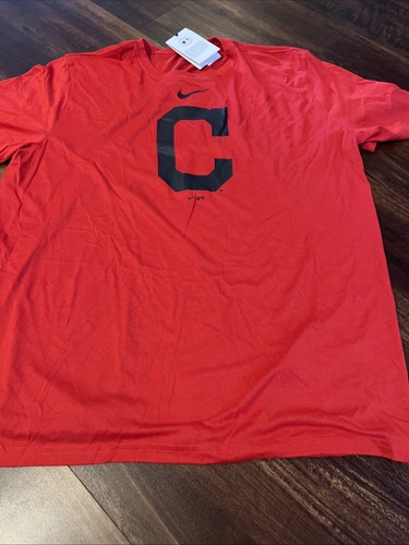 New Mens Nike Cleveland Guardians Short Sleeve Shirt Size 2XL Indians