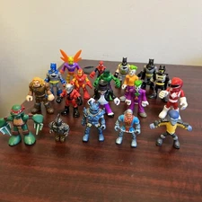 Lot of 19 Figures- Mixture of Imaginext and Other Toy Figures
