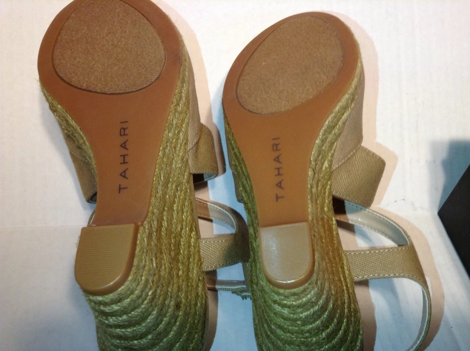 Очаровательный Тахари новый W коробка натуральный холст клинья размер 7B - Изображение 4 из 4