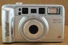 Vivitar PZ 3115 35mm Point Shoot Film Camera -For Parts or Repair FREE SHIP