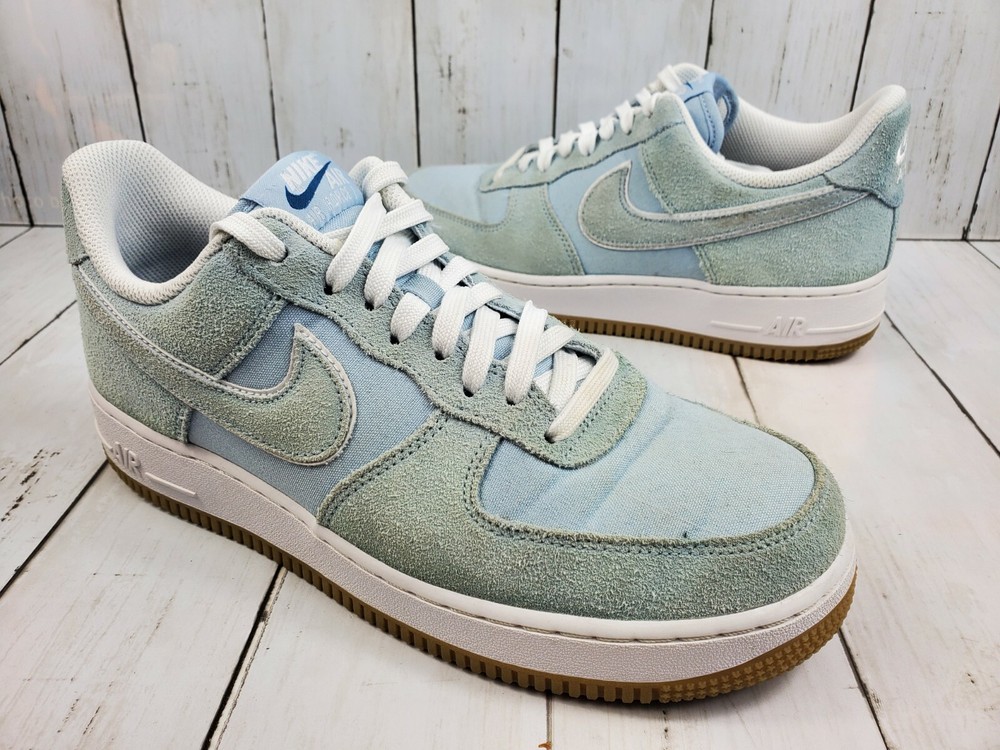 Nike Air Force 1 Low Sneakers Men's Size 8 Blue White Gum AF1 315122 422