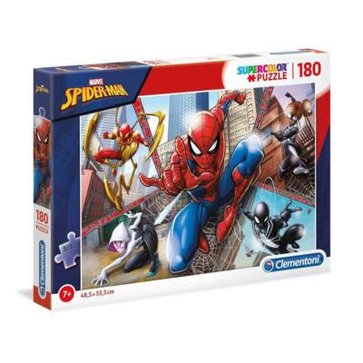 Clementoni 29302 Supercolor Spiderman   Puzzle 180 Teile ab 7 Jahren, buntes Kin