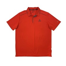Nike Golf Shirt Mens Extra Large Red Tour Performance Dri Fit Short Sleeve Polo