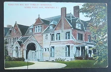 Hamilton MacKay Tombley Residence Newport RI Unposted DB Postcard