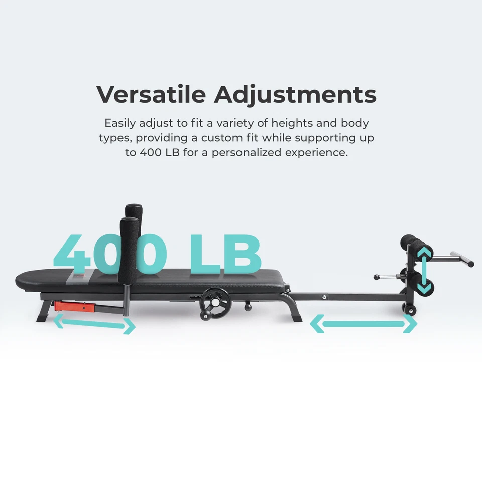 Mesa de estiramiento y descompresión ajustable Sunny Health & Fitness - SF-BH624089 Foto 4 de 4