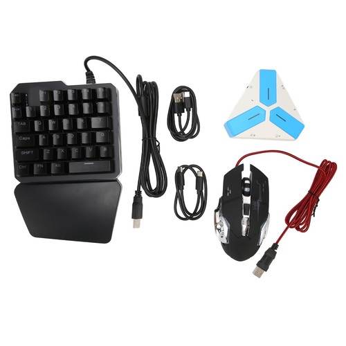 Keyboard Mouse Converter Combo Plug And Play Mobile Game Keypad Mouse Adapte Fit - Picture 3 of 24