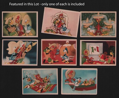 Vintage WALT DISNEY - TRES CABALLEROS THREE CABALLEROS 126 Card