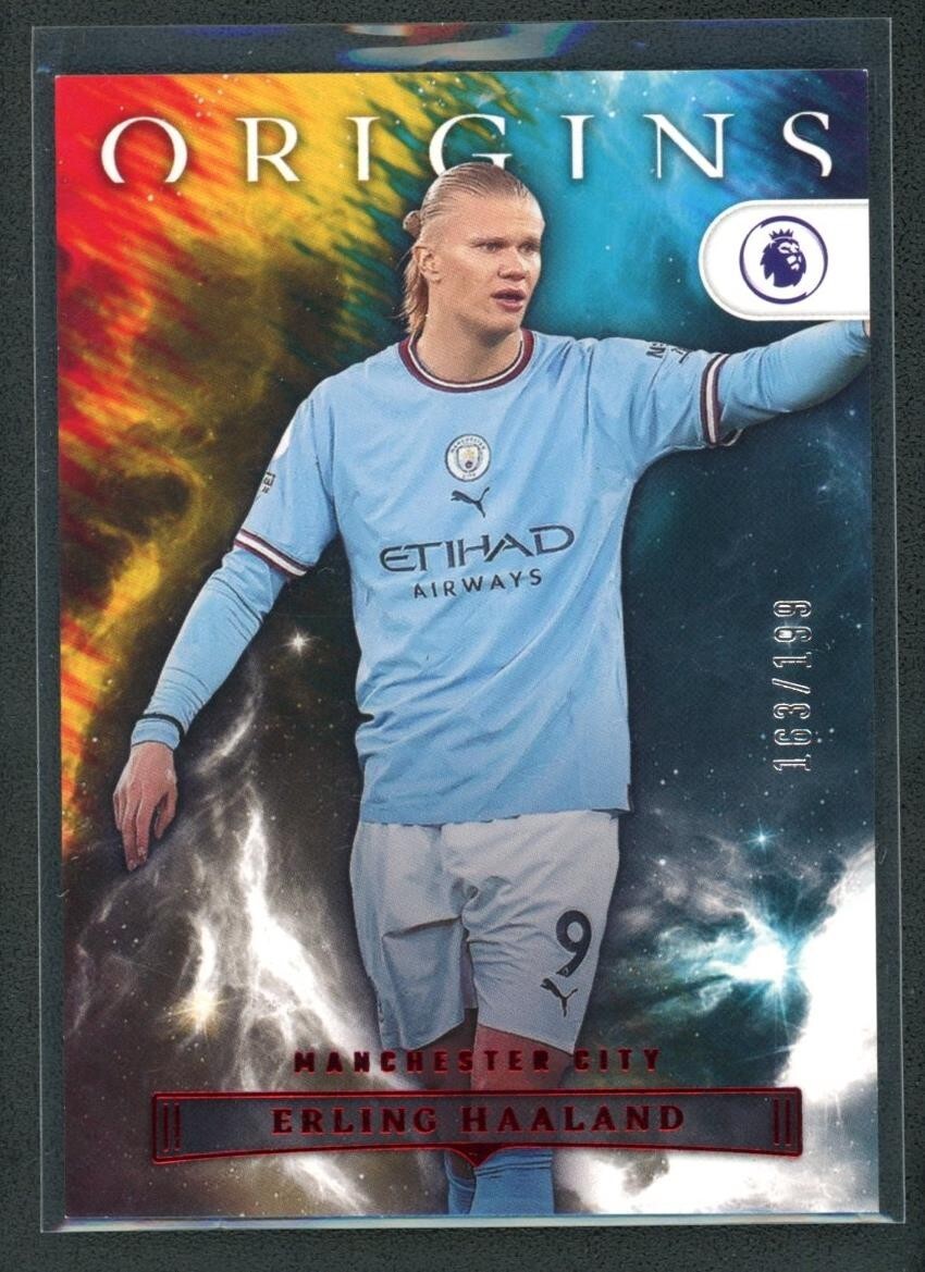 199 Erling Haaland Jersey Panini Obsidian Mosaic 2022 Legends 199