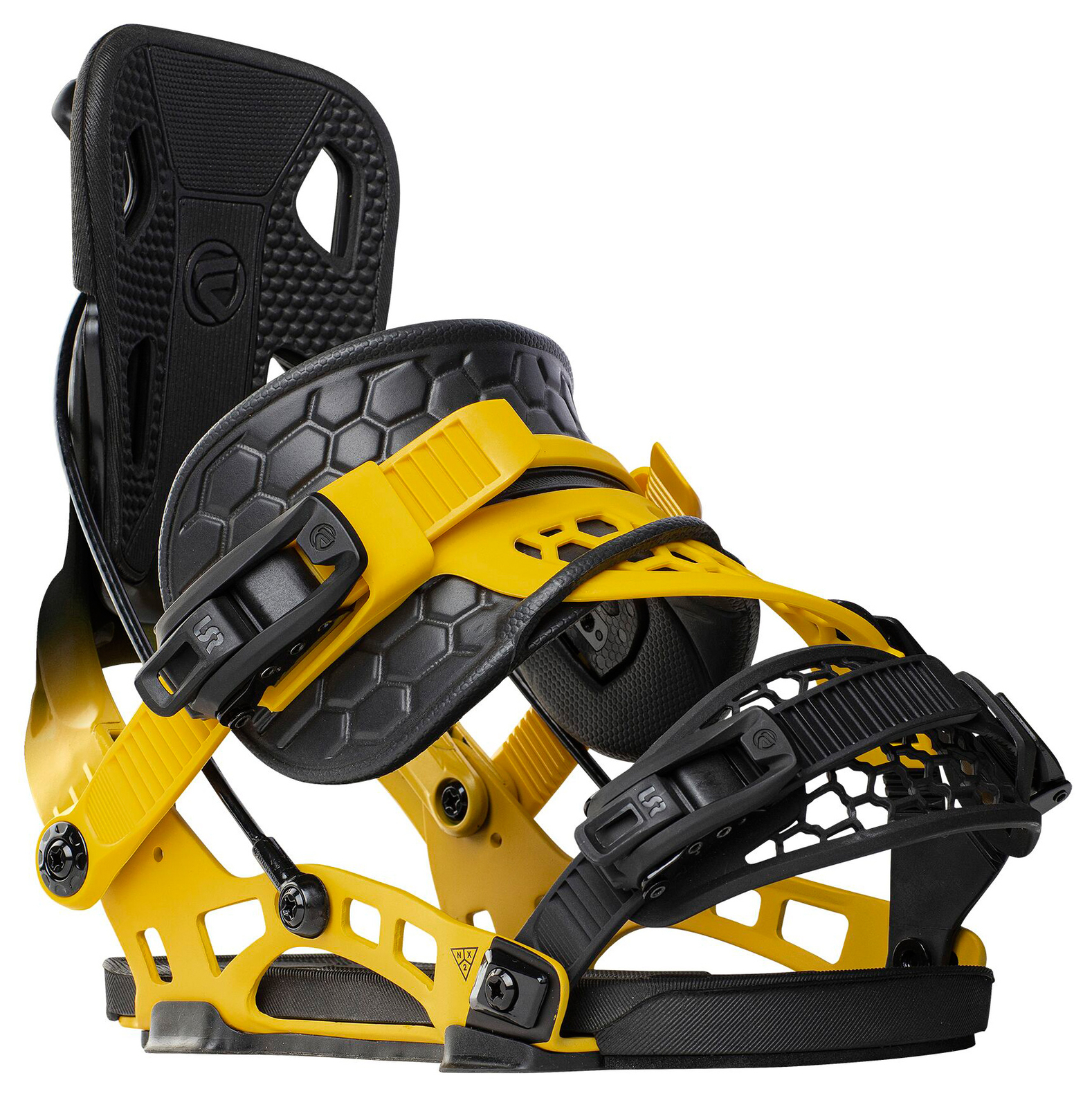 FLOW NX2 Hybrid Steel Mustard Snowboard Bindings NEW Large (7.5-11)