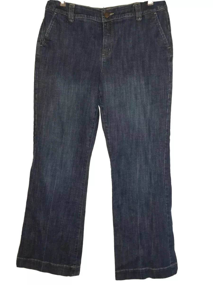Lands end top wide leg jeans