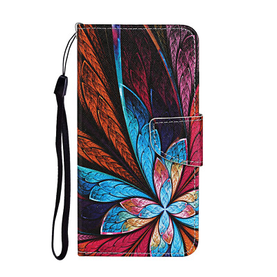 Flower Flip Phone Case For iPhone Samsung OPPO Huawei Honor Xiaomi Redmi Vivo