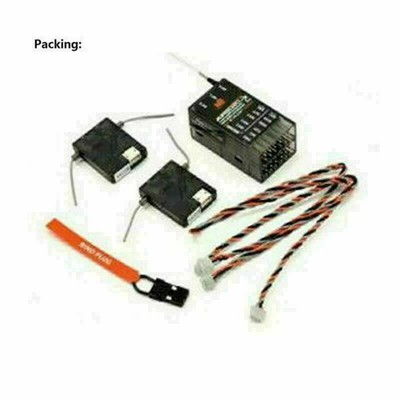 2.4GHz AR9020 9CH Receiver Digital Spread Modulation 2 X XPLUS + 2 Satellites TA