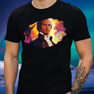 T-Shirt Herren Alexander Hamilton Motiv Baumwolle Größe S bis 5XL
