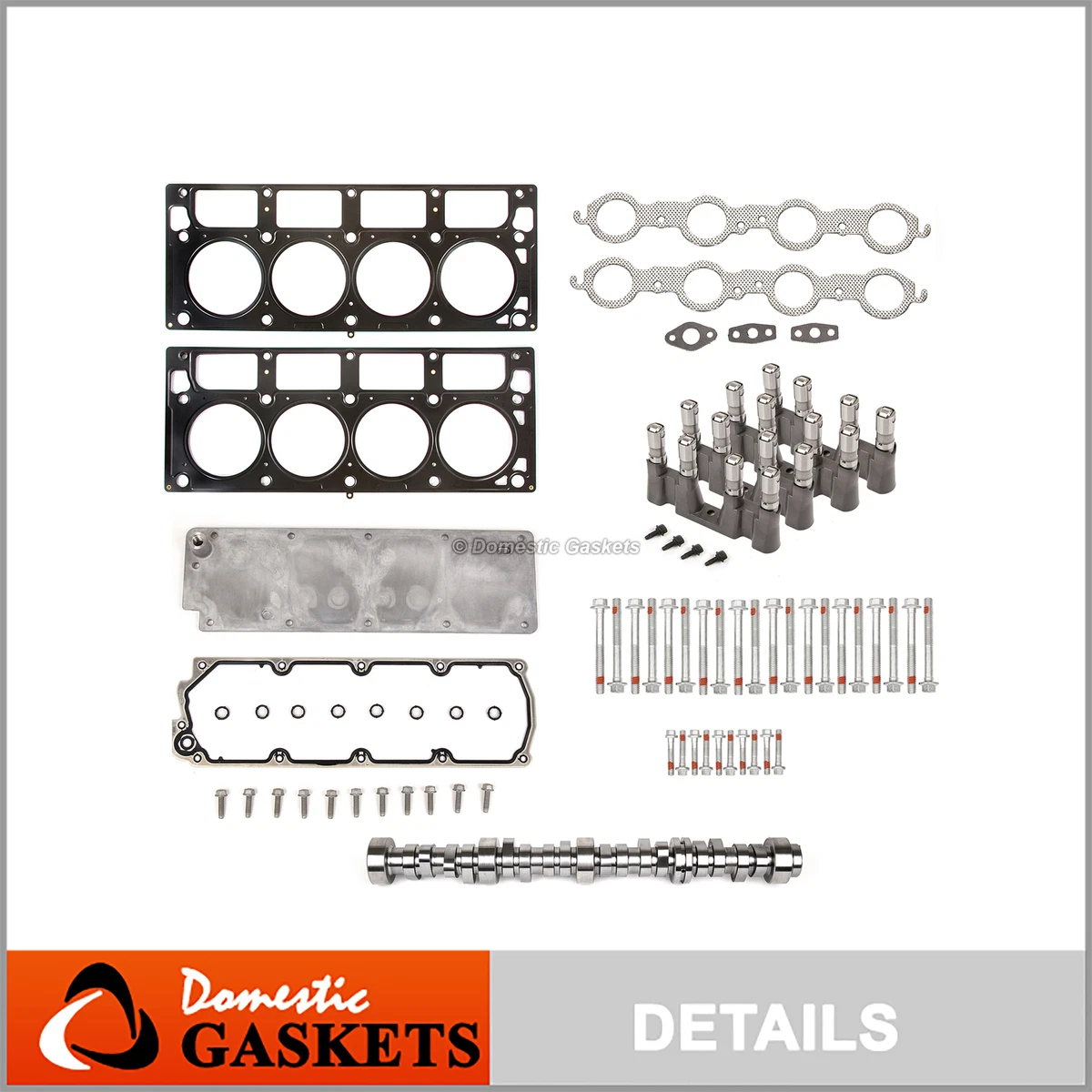 GM Chevy AFM DOD Delete Kit Camshaft 3Bolts Gasket Set, 57 OFF