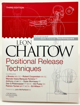 Positional Release Techniques Leon Chaitow, Paperback textbook, w/DVD