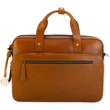 Smith & Wesson Briefcase Concealed Carry CCW Travel Bag Cross Body Brown NEW