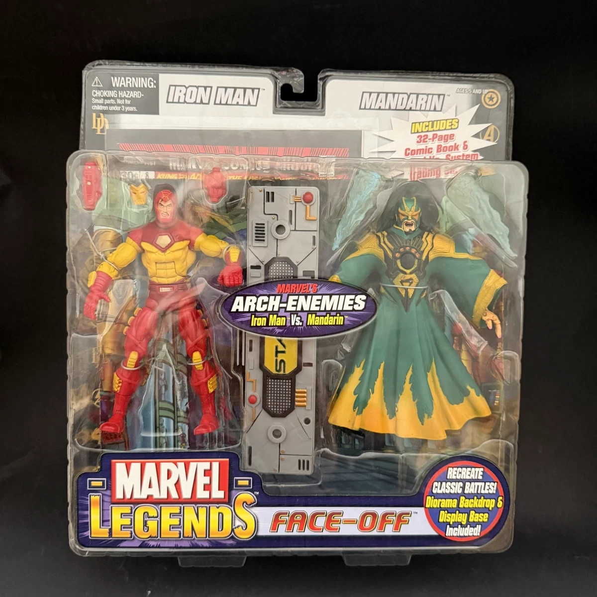 Iron Man vs Mandarin Marvel Legends Face Off series Toy Biz