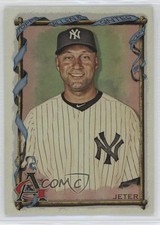 2023 Topps Allen & Ginter Hot Box Silver Portrait Derek Jeter #104 HOF 1u6