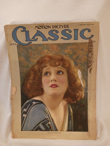 Motion Picture Classic Magazine July 1921 V XII Gloria Swanson cover - Picture 2 of 21
