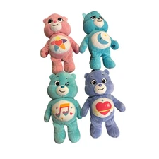 Care Bears True Heart Daydreamer basic Fun 10-11" plush teddy lot 4 GUC