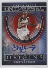 2023 Panini Origins WNBA Universal Red 23/49 Sheryl Swoopes Auto HOF 0j15